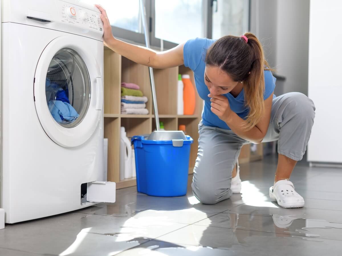 Washer is leaking water we fix in Brooklyn